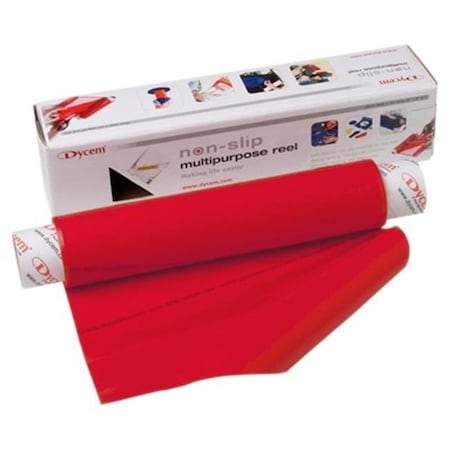 Fabrication Enterprises Fabrication Enterprises 50-1501R 8 in. x 6.5 ft. Dycem Non-Slip Material Roll; Red 50-1501R